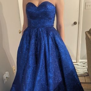Blush Prom Blue gown
